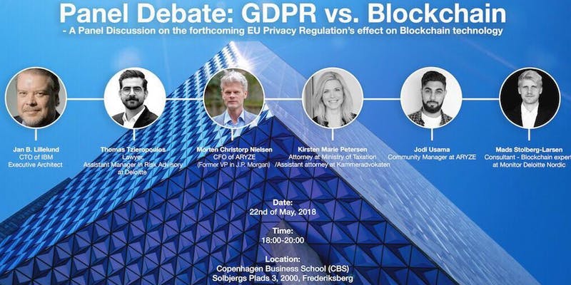 Panel Discussion: GDPR VS Blockchain