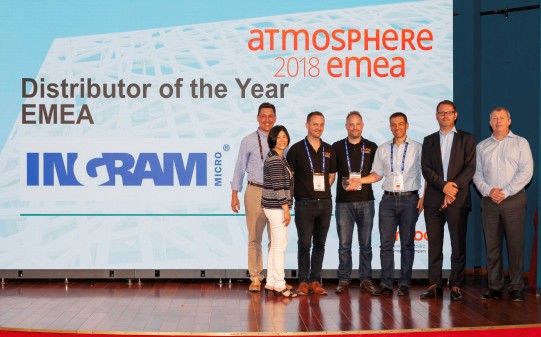 Ingram Micro blev udnævnt til Årets Distributør i Aruba Atmosphere