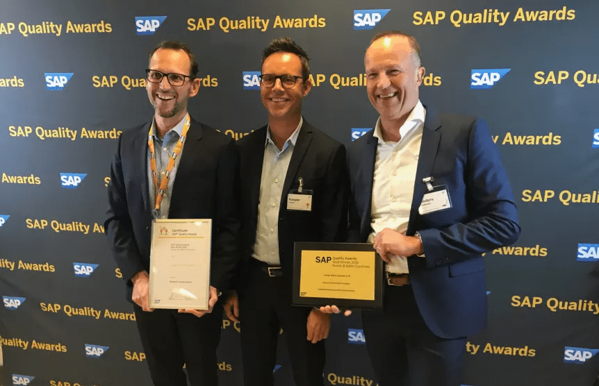 5 danske vindere ved SAP Nordic Quality Awards 2018