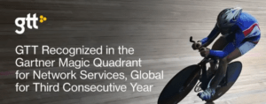 GTT anerkendes i Gartner Magic Quadrant for sine globale netværkstjenester for tredje år i træk