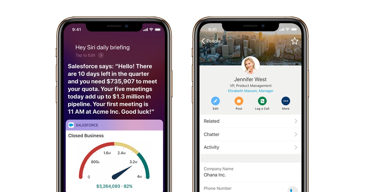 Salesforce og Apple udvider deres strategiske samarbejde med to nye apps og bedre muligheder for app udviklere