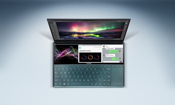 ASUS lancerer ZenBook Duo med den revolutionerende ScreenPad Plus i Danmark