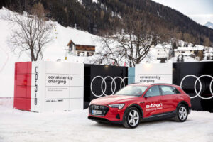 Audi leverer bæredygtig mobilitet og opladningsløsninger til World Economic Forum i Davos