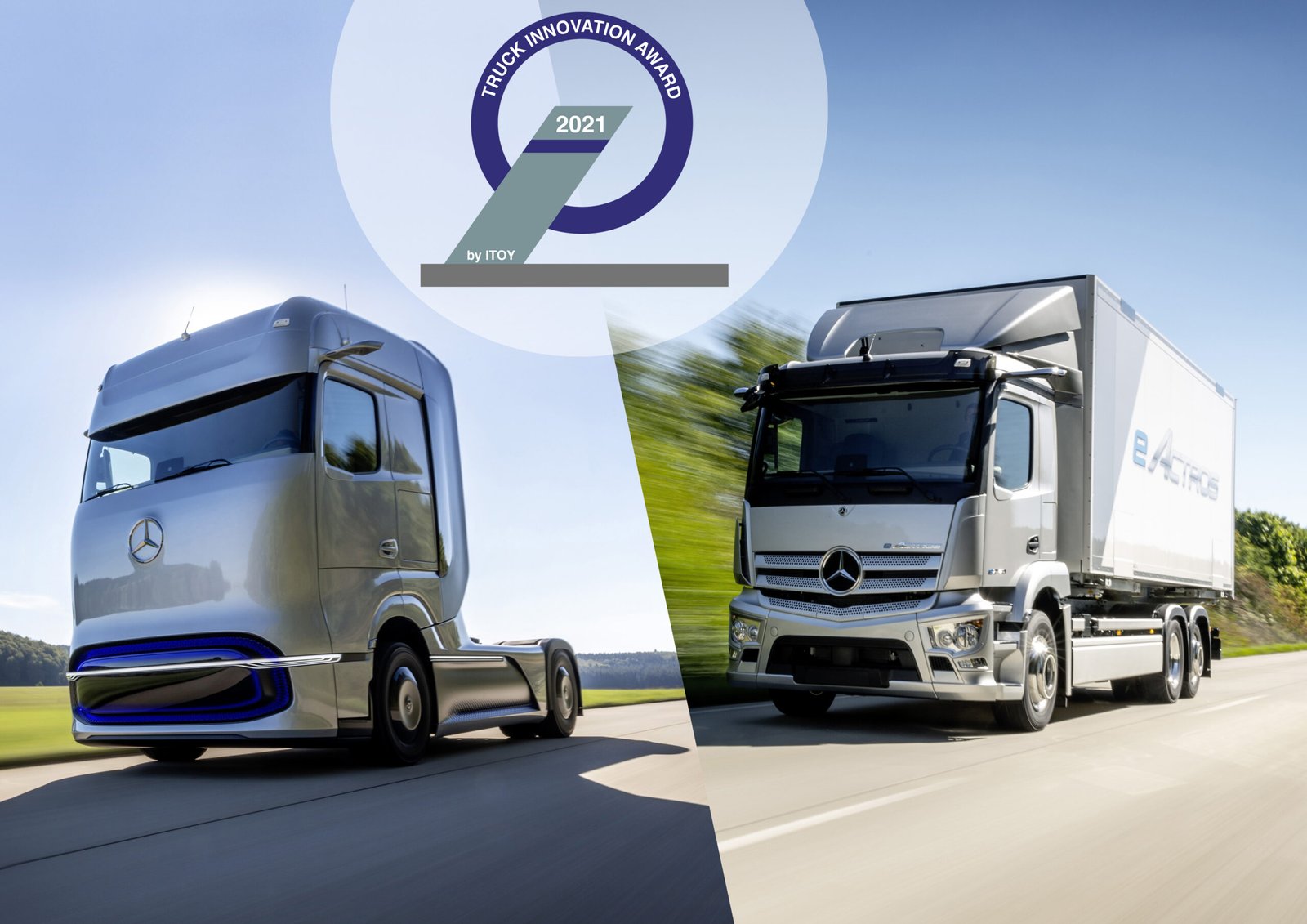 Mercedes-Benz eActros og GenH2 vinder innovationspris