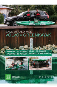 Volvo Car Denmark tager på Danmarksturné med miljøorganisationen GreenKayak
