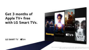 De første tre måneder med Apple TV+ er gratis på LG Smart TV