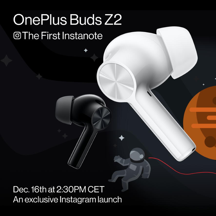 Nu lander de: Oplev OnePlus Buds Z2-høretelefoner live på Instagram