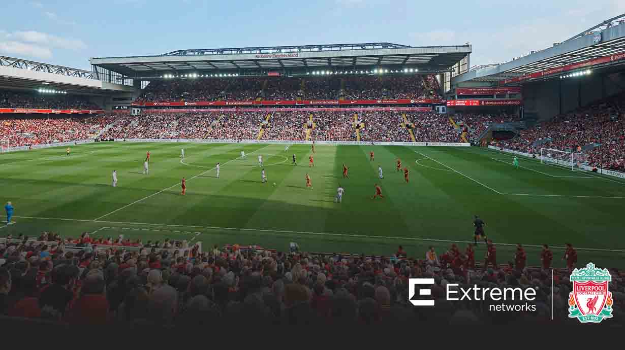 Verizon Business implementerer Extremes netværksløsninger på Liverpool Anfield Stadium