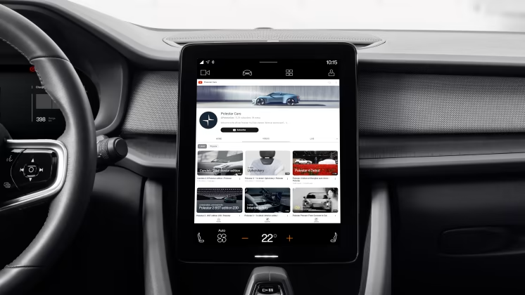 Polestar 2 får YouTube og udvidelser til Range Assistant og Apple CarPlay i nyeste softwareopdatering