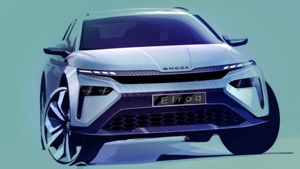 Skoda afslører designskitser af elbilen Elroq