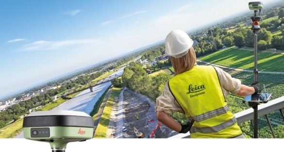 Leica Geosystems lancerer GS05 - en ny smart GNSS-antenne, letvægt og med hældningskompensation