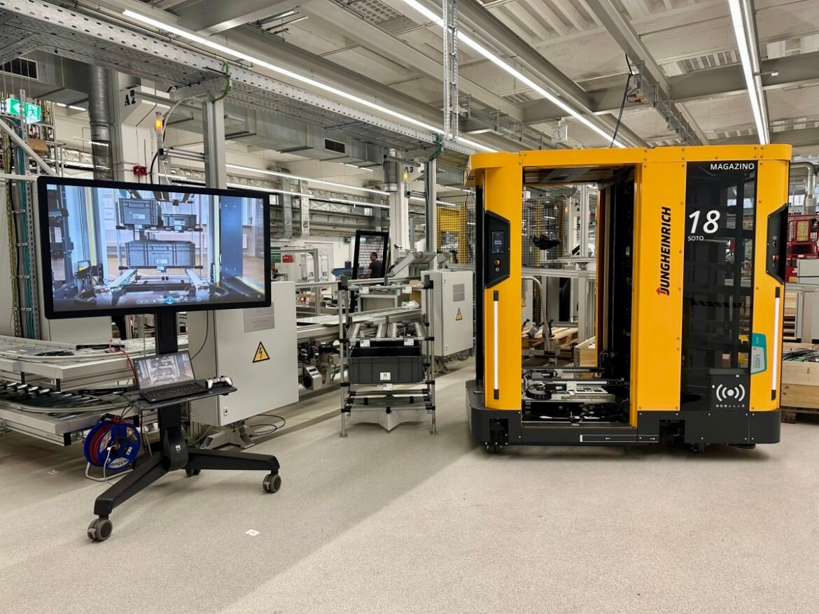 Bosch automatiserer produktionsforsyningen med AMR-robotten SOTO fra Jungheinrich datterselskab Magazino