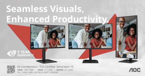 AOCs Essential E4-serie: Bygget til virksomheder, designet med omtanke for planeten