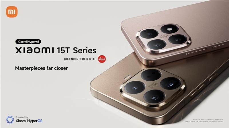 Xiaomi præsenterer Xiaomi 15T-serien, der mixer banebrydende teknologi med deres flagskibsdesign