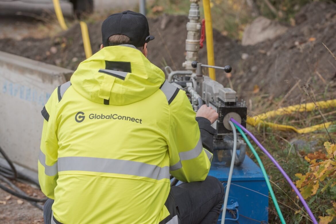 GlobalConnect graver fiber ned fdgsfsf