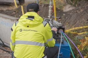 GlobalConnect graver fiber ned fdgsfsf