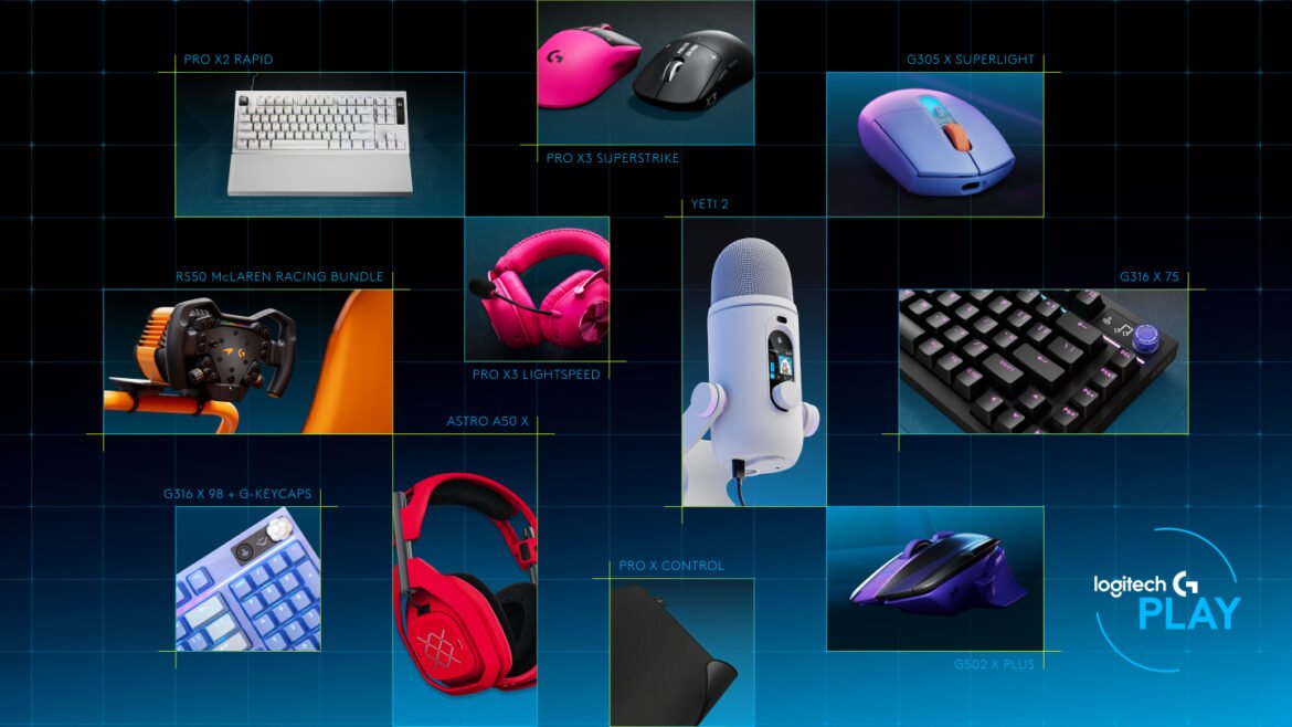 Logitech G løfter sløret for 15 nye produkter til Logitech G Play 2026