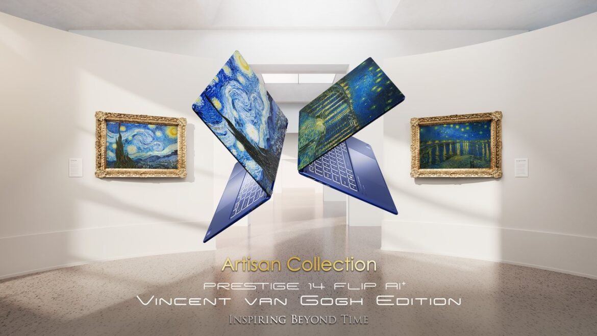 MSI åbner for pre-order på Prestige 14 Flip AI+ Vincent van Gogh Edition